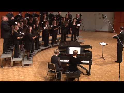 Seth Houston conducts Carroll University Concert Choir in Brahms, An die Heimat