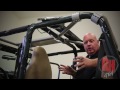 Rock Hard 4x4 Rear Overhead Angle Bars - Bare - TJ