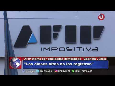 AFIP intimó a regularizar a empleadas domésticas