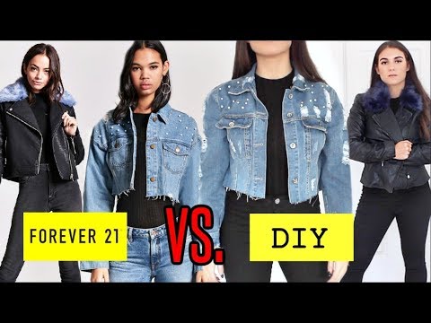 DIY FOREVER21 CLOTHING HACKS! Turning old clothes into new! Video
