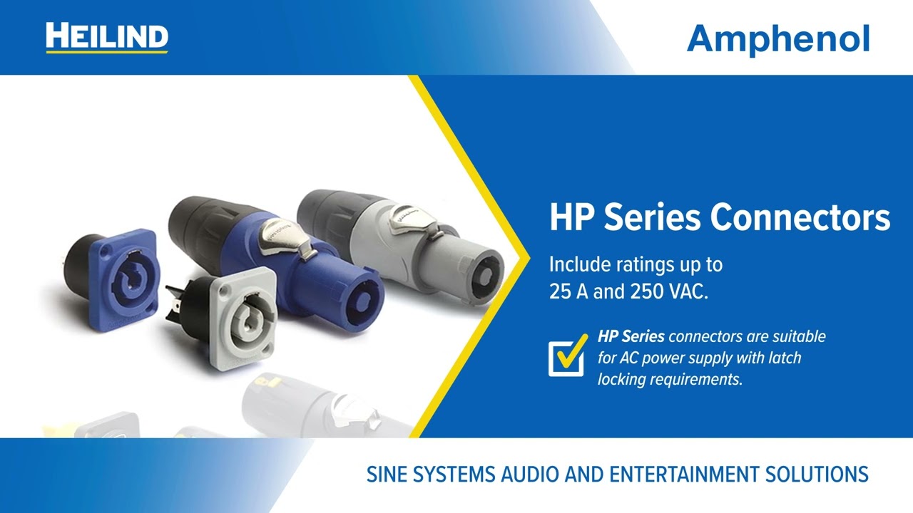 Amphenol Sine Systems Audio & Entertainment Solutions | Heilind Electronics