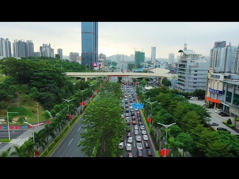 China Aérea: Avenida Nacional, Nanning, Guangxi