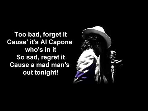 Michael Jackson - Al Capone [with Lyrics]
