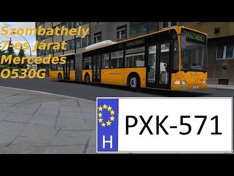 Omsi 2 Szombathely 7-es Járat Mercedes O530G (Zenésítve)