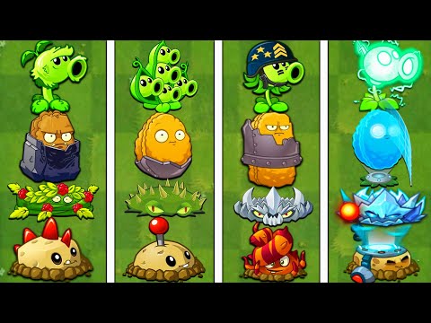 PvZ2 4 Teams: PRIMAL x CLASSIC x MODERN x FUTURE - Who Will Win? Team Plant Battlez!