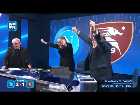 NAPOLI-SALERNITANA 2-1 | LIVE REACTION CARLO ALVINO | KISS KISS NAPOLI