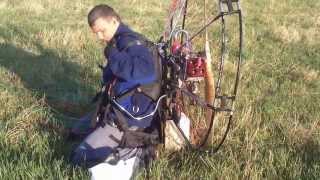 preview picture of video 'paramotor flight denmark 21-07-2013'
