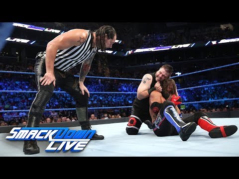 Styles vs. Owens - U.S. Title Match w/ Special Guest Ref Baron Corbin: SmackDown LIVE, Aug. 22, 2017