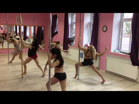 Workshop with Anna-Maija Nyman:) Choreo class at Scorpions Pole Dance school Latvia Rīga
