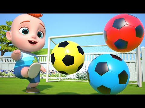 Canção da Família Papai Dedo | Brinque com bolas | Leo em Português - Canções Infantis