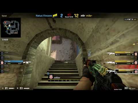 CS:GO POV Demo MIBR coldzera (24/8) vs Na'Vi (de_mirage)