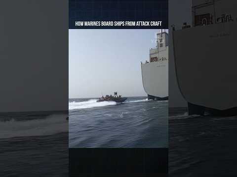 How Marines Board Ships From Attack Boats