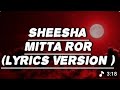 Shisha Mitra Ror Lyrics Video Haryanvi Song Trending Song Red Aesthetic Use Headphones