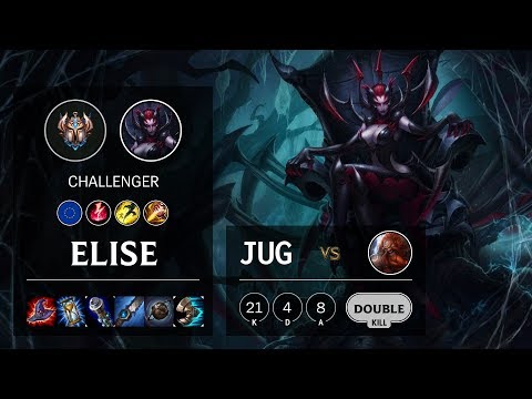 Elise Jungle vs Gragas - EUW Challenger Patch 10.9