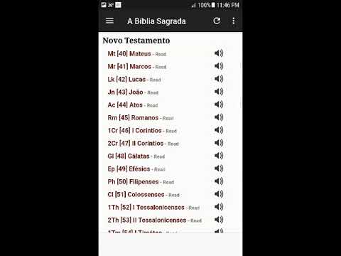 Holy Bible Portuguese. Video
