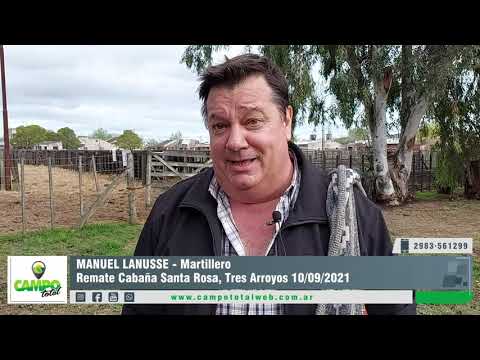 MANUEL LANUSSE - Martillero | Remate Cabaña Santa Rosa, Tres Arroyos 10/09/2021