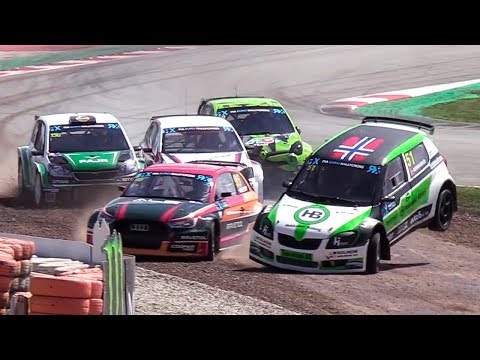 FIA World RX Barcelona Spain 2019 | RX2 & S1600 | Crash and Action | Day 1 | FullGasMedia