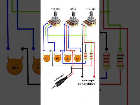 How to Make a Bass, Treble & Volume Control Circuit! #electronics #diy #ideax