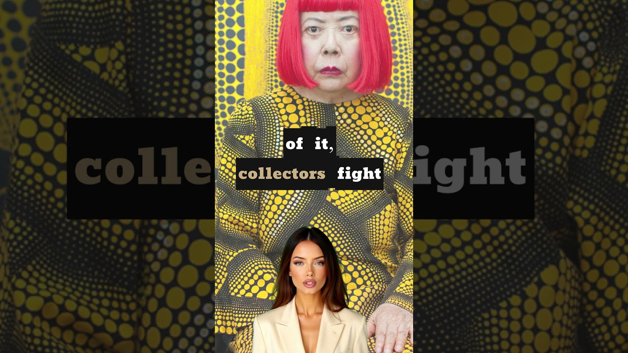 Why Yayoi Kusama’s Art Sells for $10 Million #yayoiKusama #contemporaryart