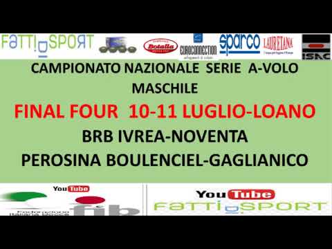 Bocce : Programma  Final Four  Serie  A  10 -11 Luglio 2021 - Loano