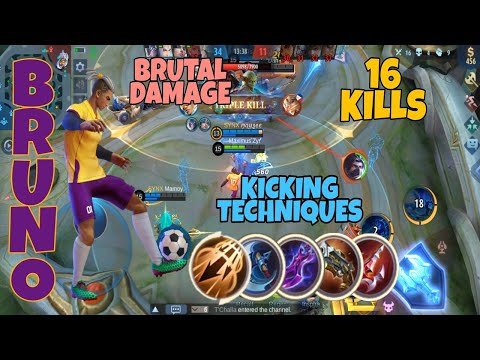 GRABE ANG LAKAS SUMIPA! BRUNO OP DAMAGE! BEST BUILD 2022 | Mobile Legends Bang Bang
