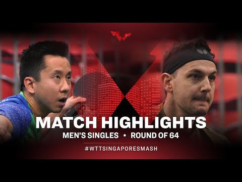 Gustavo Tsuboi vs Timo Boll | MS | Singapore Smash 2022 (R64)