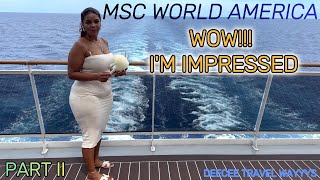 WOW!!! Trying To Give MSC A Fair Shot / Fun Day At Sea / Speakeasy Bar / Butcher's Cut