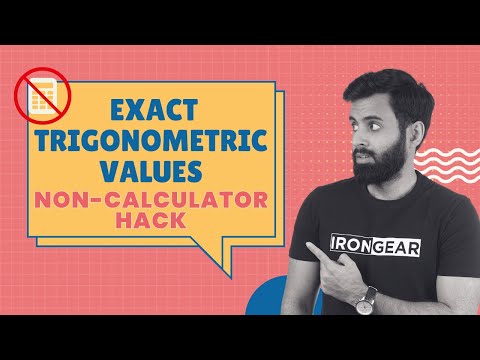 🎯 Exact Trigonometric Values - NO CALCULATOR 🔥