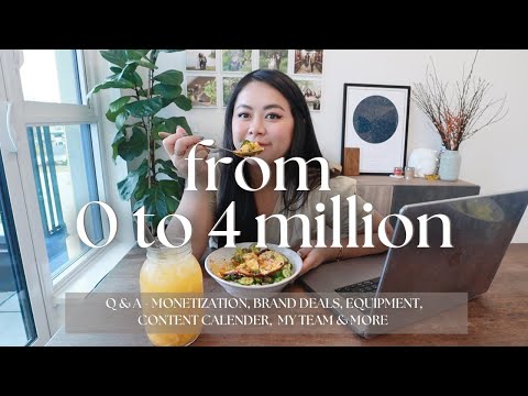 From 0 to 4 Million - My Journey | Q&A, monetization, tips, my team, equipment & more | TiffyCooks