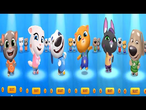 Talking Tom Gold Run NEW UPDATE Lava Escape Event Talking Tom VS Talking Angela BeccaHank Ginger Ben