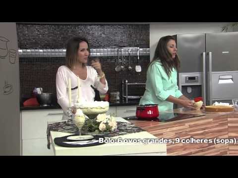 Receitas Bom Sabor 09/05/2013 - Bolo de taça trufado de abacaxi