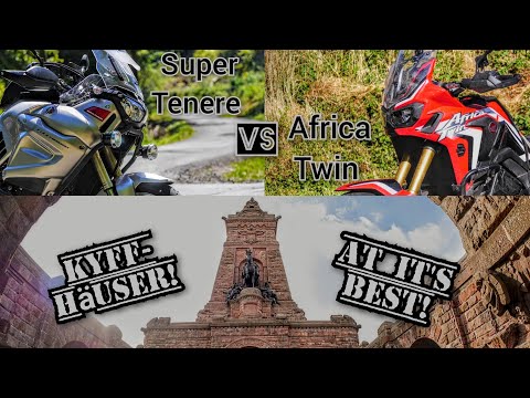 Super Tenere VS Africa Twin! Kyffhäuser at It`s Best!