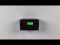 Digitálny voltmeter - s ukazovateľom stavu batérie 6/12/24V - Video Youtube