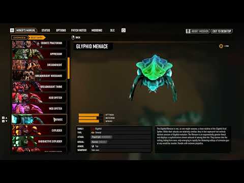 Deep Rock Galactic - ALL ENEMIES SHOWCASE (UPDATED 2022)