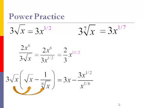 Basic Derivative Rules part 1