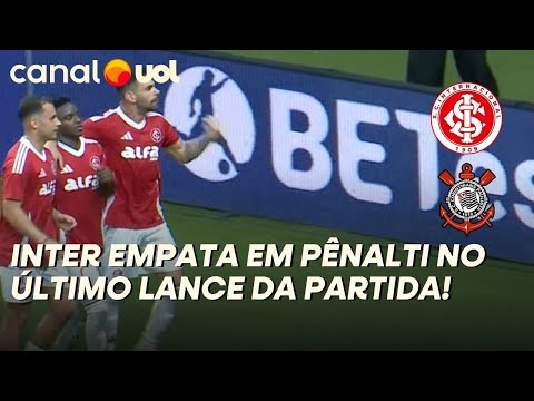 NO ÚLTIMO LANCE! INTER EMPATA JOGO APÓS PÊNALTI REVISADO PELO VAR; VEJA O GOL