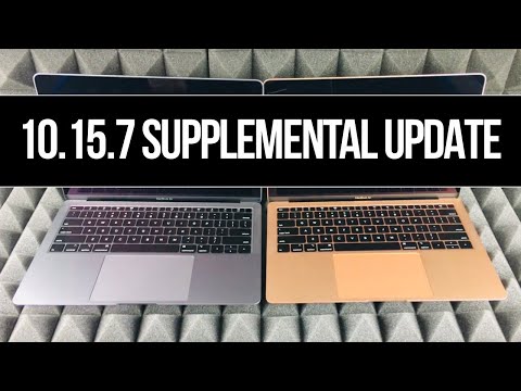How to Update MacBook Pro, MacBook Air, MacBook - macOS Catalina 10.15.7 Supplemental Update