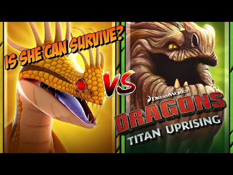 TEAM FIREWORM QUEEN VS. BOSS FOREVERWING | Dragons: Titan Uprising