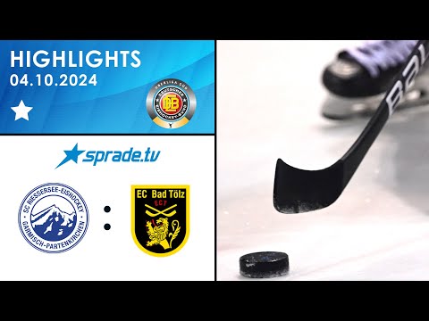 04.10.2024 - Highlights - SC Riessersee vs. Tölzer Löwen