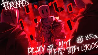 Cover art for ready or not + plead with lyrics