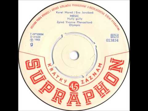 Yvonne Přenosilová & Olympic - Měsíc [1965 Vinyl Records 45rpm]