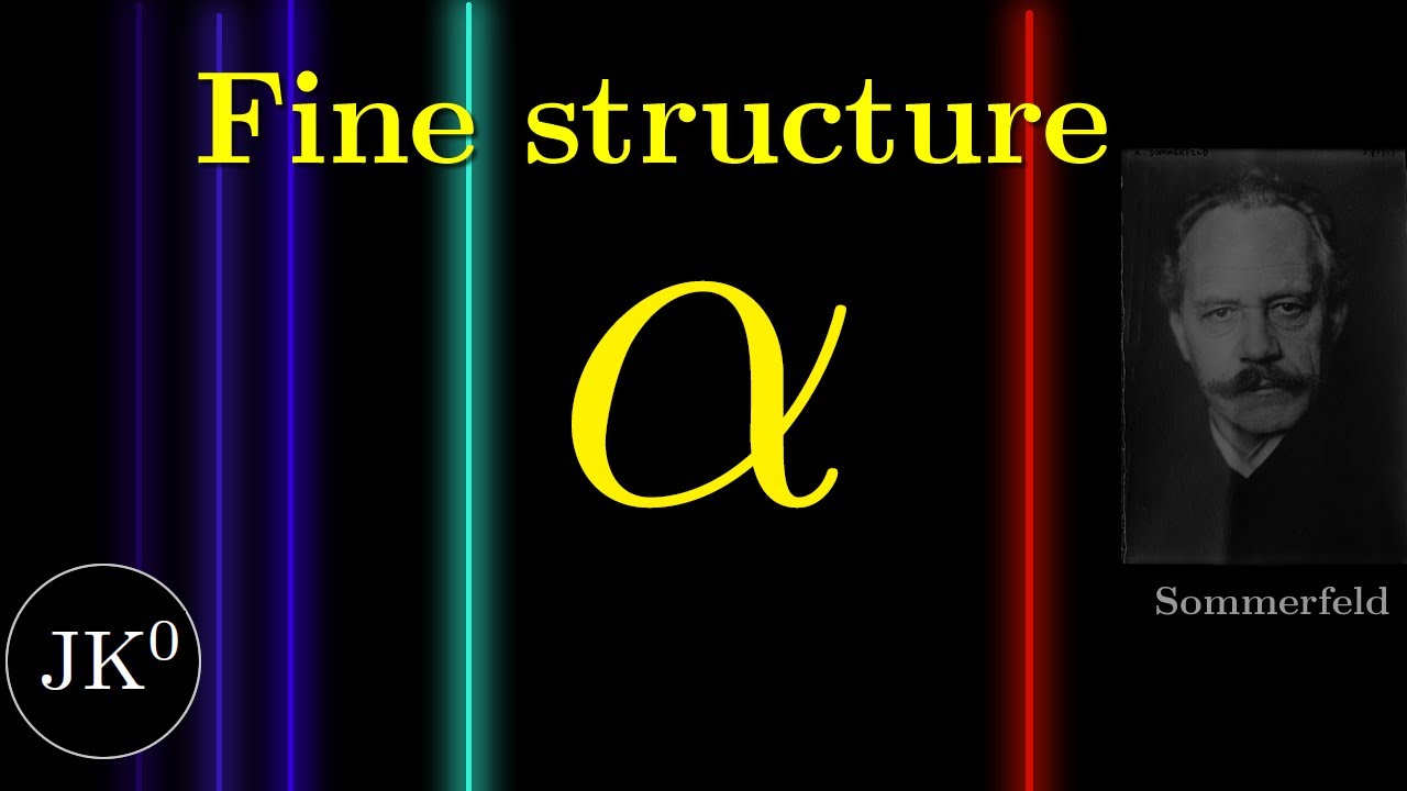 The fine structure of the atom
