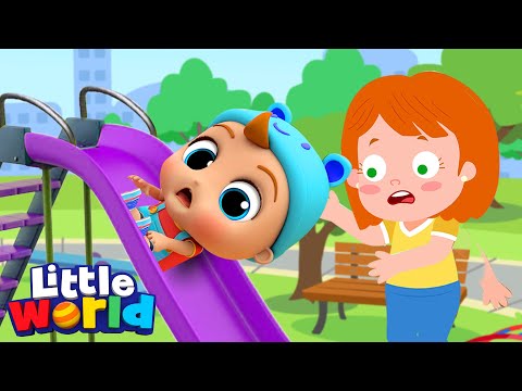 No No Play Safe Song | Fun at the Playground A Nursery Rhyme | Little World
