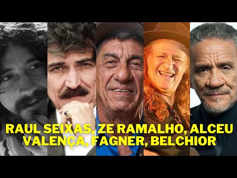 RAUL SEIXAS, ZE RAMALHO, ALCEU VALENÇA, FAGNER, BELCHIOR