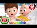 Bath Time Song 15 MIN LOOP CoComelon Nursery Rhymes