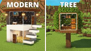 Minecraft: 5 Easy Starter Houses⚒️