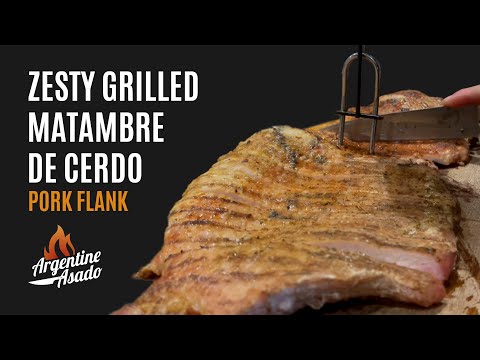 🔥 Perfectly Grilled Matambre de Cerdo | Juicy Pork Flank & Belly Recipe 🍖