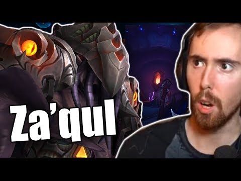 Asmongold Battles Za'qul for The First Time In Eternal Palace