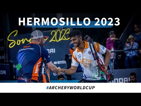 Prathamesh Jawkar v Mike Schloesser – compound men semifinal 2 | Hermosillo 2023 World Cup Final