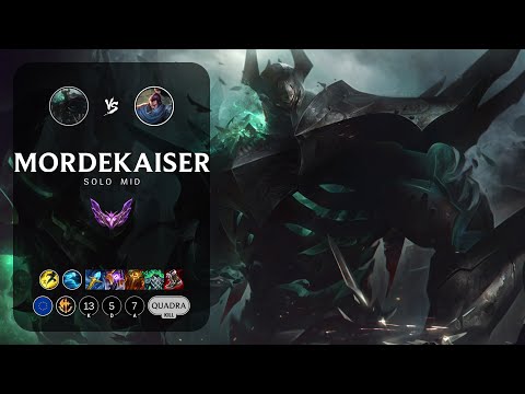 Mordekaiser Mid vs Yasuo - EUW Master Patch 12.22